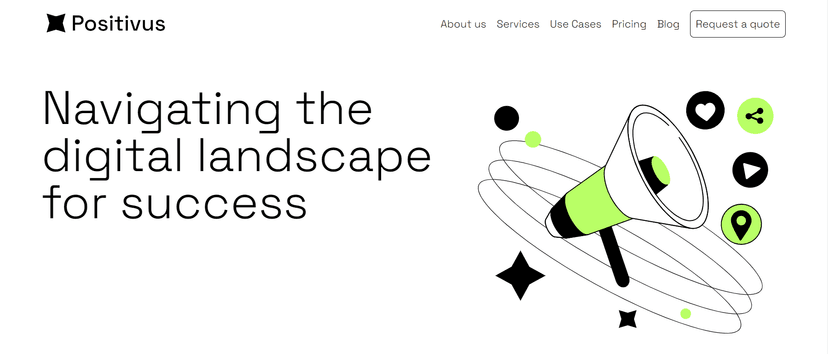 Positivus (Marketing Website) screenshot